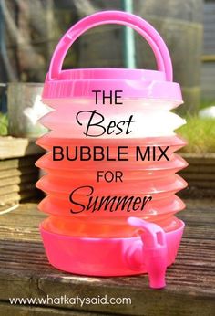 the best bubble mix for summer