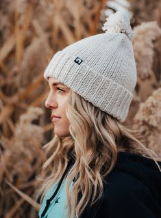 Our knit pom beanie will keep your head warm as you adventure outside. High quality knit details, and goes great with every outfit. Not too hot, or too cold--but just right! 80% acrylic, 20% wool Casual Winter Beanie With Pom Poms, Cozy Knitted Outdoor Beanie, Cold Weather Beanie With Pom Poms, Fall Beanie With Pom Poms For Cold Weather, Casual Fall Beanie With Pom Poms, Cozy Wool Beanie For Outdoor, Cozy Chunky Knit Beanie For Outdoor, Cozy Merino Wool Beanie For Cold Weather, Soft Knit Beanie For Outdoor