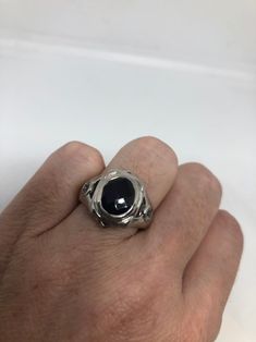 Unusual Deep Toned huge Amethyst Sterling Filigree Setting Accented with blue topaz Handmade Size 7.5 Can be resized, my jeweler charges $10-$20 All rings are shipped in a nice gift box. Check out our over a THOUSAND great reviews Engraving is $4 per letter and is not always perfect depending on the piece. It can take a few days if the jeweler is busy. This is payable to Paypal Judithsltd@gmail.com Collectible Silver Sapphire Jewelry, Silver Round Sapphire Collectible Ring, Collectible Silver Sapphire Ring, Collectible Sterling Silver Sapphire Ring, Silver Sapphire Collectible Ring, Silver Sapphire Ring With Large Stone As Gift, Oval Sapphire Ring In Sterling Silver For Collectors, Oval Silver Amethyst Ring Collectible, Oval Sterling Silver Sapphire Ring