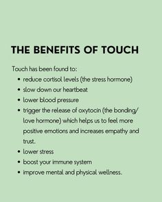 Experience the transformative power of touch in relationships! Discover the profound benefits of physical connection – from fostering emotional intimacy to reducing stress. Dive into a world where a simple touch speaks volumes. Elevate your connection with your partner today. 🤝💖 #RelationshipWellness #IntimacyBuilding #LoveAndConnection #StressRelief #HumanConnection #EmotionalIntimacy #HealthyRelationships #FeelTheLove #TouchMatters #ConnectionGoals #ExploreLove Touch Deprived, Dates Benefits, Reducing Cortisol Levels, Emotional Intimacy, Life Coaching Business, Journal Lists, Physical Touch