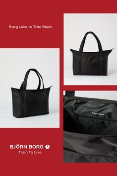 The Björn Borg Borg Leisure tote is a stylish everyday shopper bag made from 100% recycled polyester. It has two large, soft handles for easy carrying, and features a zippered main compartment, and an outside zippered pocket for your accessories. * Recycled material * Classic tote design * Zippered main opening * Outside zippered pocket * Large soft handles Tote Design, Zippered Tote Bag, Stylish Tote Bag, Sport Tights, Zipper Tote Bag, Toiletry Bag Travel, Zippered Tote, Socks And Sandals, Shopper Bag