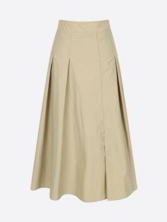 Composition : Shell Nylon 76 cotton 24 lining polyester 100Color : Beige_55,Beige_66,Dark Navy_55,Dark Navy_66Country of Origin : CHINA Cotton Pleated Relaxed Fit Skirt, Cotton Skirt With Accordion Pleats For Work, Cotton Pleated Skirt In Solid Color, Relaxed Cotton Pleated Skirt With Lining, Casual Cotton Maxi Skirt With Pleated Waist, Solid Color Cotton Asymmetrical Skirt, Asymmetrical Cotton Skirt In Solid Color, Cotton Accordion Pleated Skirt In Relaxed Fit, Solid Color Cotton Pleated Maxi Skirt