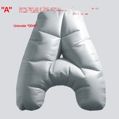 an inflatable object is shown with the words unicode written below it