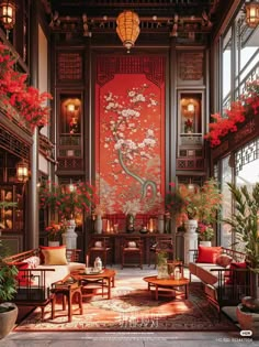 China Room Design, Chinese Luxury Interior, Traditional Chinese Room, Traditional Chinese House Interior, Chinese Architecture Traditional, Chinese Office, Chinese Interior Design, Chinese Style Interior, Chinese House