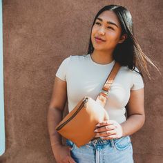 The City Leather Sling Bag is designed to move with you through every day, effortlessly. Wear it crossbody in the front to keep your essentials secure and accessible on your commute. Shift it to your waist when you’re biking around the city. Or sling it casually over one shoulder when you’re heading out for a coffee. Premium veg-tanned sheep leather 10" wide and 7" tall Handcrafted and hand-stitched Hidden, full-length zip pocket on the back for phone, passport, wallet, or small valuables Adjust Casual Belt Bag For Everyday Use, Casual Shoulder Belt Bag For Everyday Use, Everyday Crossbody Chest Bag With Cell Phone Pocket, Casual Everyday Belt Bag As Shoulder Bag, Everyday Casual Belt Bag As Shoulder Bag, Urban Crossbody Chest Bag For Daily Use, Versatile Everyday Soft Leather Belt Bag, Versatile Soft Leather Belt Bag For Everyday, Casual Saddle Bag With Detachable Strap For Travel