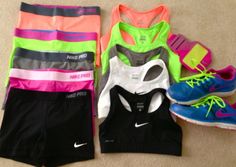 Being able to focus on my workout and not on adjusting my clothing is so important. Spending on quality athletic apparel is so worth it! #Nike Nike Fitness, Volleyball Practice, Sport Bras, Outfit Yoga