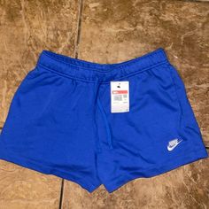 Newest Tags, No Stains No Tears Never Been Worn Nike Blue Shorts For Summer, Nike Casual Blue Bottoms, Nike Blue Bottoms For Summer, Nike Tempo Shorts, Nike Tempo, Capri Shorts, Tennis Skort, Nike Running Shorts, Mid Rise Shorts