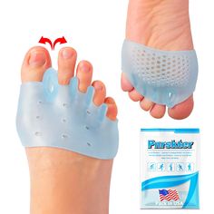 PRICES MAY VARY. SOFT & COMFORTABLE GEL MATERIAL - Made of soft, durable medical-grade Gel that is perfectly stretched and easily removed, comfortable and safe, infused with vitamins that release mineral oil to moisturize your skin. Latex-free. PROVIDES INSTANT RELIEF - Toe separator can relieve pain from bunions, metatarsal pain, neuroma, plantar fasciitis, blisters, calluses, burning sensations, metatarsalgia, corns, calluses and more. PERFECT FOR YOU - Breathable half-sleeve metatarsal pads, non-slip, and have no unpleasant odor. Toe spacers reduce friction between toes relieve pressure on the front foot, and relieve pain when walking, jogging, or standing all day, providing comfort and daily mobility back. All-DAY COMFORT & REUSABLE – Toe spacers effectively wear inserts comfortably wi Feet Therapy, Homemade Seasoning, Toe Spacers, Toe Straightener, Trigger Finger, Toe Separator, Gel Toes