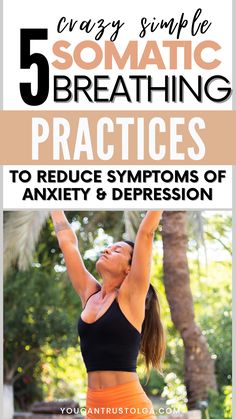 5 Yoga Breathing Techniques (Somatic Therapy) - learn somatic breathwork at its best. 5 somatic breathing exercises will ground you and increase your body awareness. Try this form of mindfulness therapy for yourself. stress reduction techniques | mind body connection | somatic therapy | somatic movement | trauma healing | emotional health tips | emotional wellness | emotional health | physical wellness | spiritual awakening art Somatic Breathing, Spiritual Awakening Art, Somatic Movement, Yoga Breathing Techniques, Mindfulness Therapy, Somatic Therapy, Awakening Art, Breath Work, Yoga Breathing