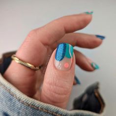 Designs On Nails, Easter Nails Designs, Beautiful Summer Nails, Best Summer Nails, Summer Nails Summer, Summer Nails Ideas, Aqua Nails, Nails Summer Nails, Easter Nail Designs