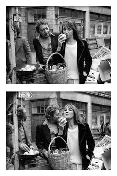 black and white photos of people eating food