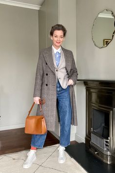 I'm 50 and Wearing My Favourite Teen Trends Again | Who What Wear Tracy Lea Sayer, Culotte Outfit, Ribbed Hoodie, Teen Trends, Smart Casual Dress