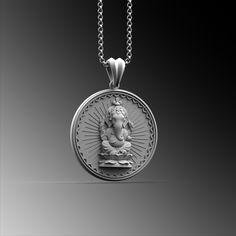 This expertly crafted Silver Hindu God Lord Ganesha pendant casts a spell of captivation on all those who wear it! A bold piece for anyone who loves Mythical Jewelry . Buy for yourself or give it as a gift for that special someone in your life! ★Item Details ◆ Material : 925K Sterling Silver ◆ Pendant Weight : 14 Gram ( without chain ) ◆ Pendant Height : 1.18 inch x 3 cm ◆ Bail Height : 0.39 inch x 1 cm ◆ Bail With : Suitable for up to  0.118 inch x 3.00 mm Chain ◆ Rolo Chain Thickness : 0.059 inch x 1.5 mm | Foxtail Chain Thickness : 0.078 inch x 2 mm ◆ Rolo Chain Weight : 18 Inches - (45cm) = 4.50 Gr 20 Inches - (50cm) = 5Gr 22 Inches - (55cm) = 5.50 Gr 24 Inches - (60cm) = 6.05 Gr 26 Inches - (65cm) = 6.60 Gr 28 Inches - (70cm) = 7.12 Gr ◆ Foxtail Large Chain Weight / 28 Inches - (70cm) Ganesha Pendant, Lord Ganesha, Rolo Chain, Gold Collection, Mens Accessories Fashion, Ganesha, Chain Pendants, Pendant Jewelry, Sterling Silver Pendants