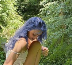 #blue #bluehair #hairinspo #miusayuna #tanrica The Stolen Heir, Stolen Heir, Hair Stylies, Hair Reference, Hair Inspiration Color