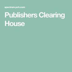 the words, pubbleshers cleaning house are in white letters on a green background