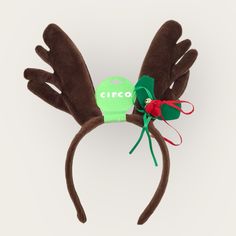 Circo Nwt Plush Reindeer Brown Antlers Christmas Holiday Costume Approx. Height: 7" X Width: 4" Soft Plush Rein Deer Antlers. Fun For The Holiday Season. H665-2z-Bb2* Rein Deer, Brown Headband, Antler Christmas, Holiday Costumes, Deer Antlers, Green Brown, Antlers, Green And Brown, Soft Plush