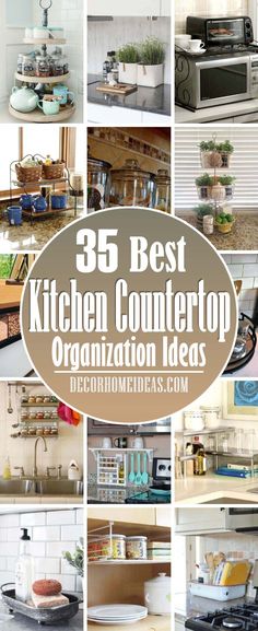 25 best kitchen countertop organization ideas