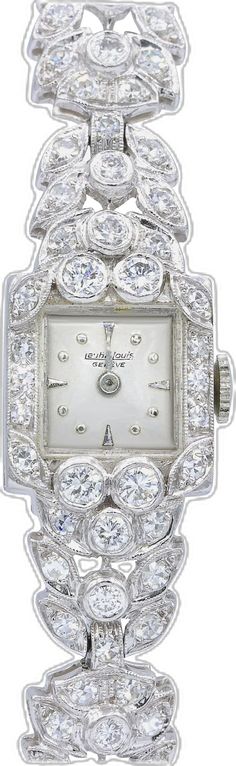 The Band, Diamond Watch, Wrist Watch, Platinum, Band, For Sale