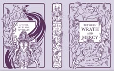 the front and back covers of two books, each with an image of a woman