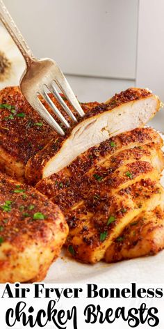 Air Fryer Boneless Chicken Breasts Air Fry Grilled Cheese, Air Fryer Boneless Chicken Breast, Boneless Chicken Breast Recipe, Air Fryer Chicken Breasts, Meals Everyone Will Love, Good Fried Chicken, Air Fryer Recipes Chicken Breast, Air Fryer Chicken Breast, Crispy Air Fryer Chicken