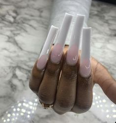 Xl Long Acrylic Nails, Nail Suggestions, Long Acrylic Nail Designs, Polygel Nails, Dope Nail Designs, Long Acrylic Nails Coffin, Exotic Nails, Long Acrylic, Long Square Acrylic Nails