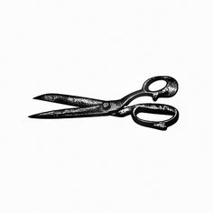 a pair of scissors sitting on top of each other