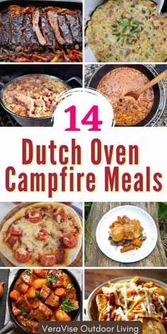 Looking for easy and yummy meal ideas to do for your next camping meal? You don't have to beat yourself up doing over complicated recipes. Here are 14 Dutch oven camping meal ideas that are super easy to make and will knock your socks off! Dutch Oven Recipes Cast Iron, Dutch Oven Camping Recipes, Dutch Oven Camping, Dutch Oven Cooking, Dutch Oven Recipes, Cast Iron Recipes