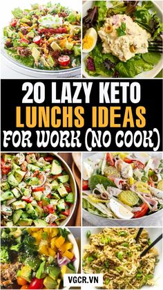 20 lazy keto lunch ideas for work and no cook by veggie vn