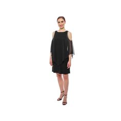 Give your wardrobe a stylish upgrade with this Women's Tash + Sophie beaded hanky hem overlay dress.Click on this WOMEN'S GUIDE to find the perfect fit and more! FEATURES Scoopneck Sleeveless Beaded trim Shift silhouette Soft matte jersey construction Hanky hem Hook-and-eye closureFIT & SIZING 37 in. length from shoulder to hem Mini length hits at the thighFABRIC & CARE Polyester, spandex Hand wash Style construction is Made in the USA Size: Small. Color: Black. Gender: female. Age Group: adult. Black Formal Dress With Overlay, Black Chiffon Dress With Overlay, Hanky Hem, Overlay Dress, Beaded Trim, Polyester Spandex, Fabric Care, Gender Female, Scoop Neck