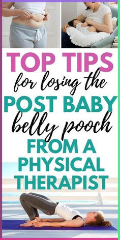 the top tips for using the post baby belly pooch from a physical therapy