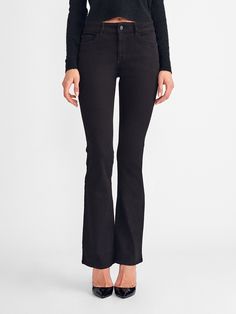 Bridget High Rise Bootcut 33" | Hail Grown Women, Embroidered Tunic, Black Jeans, Perfect Fit, High Rise, How To Wear, Black