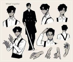 an image of a man with different poses