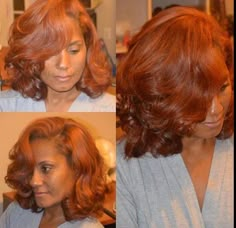 Orange Fall Hair Color For Black Women, Cognac Hair Color, Hair Glamour, Pressed Natural Hair, Silk Press Natural Hair, Glamour Hair, Orange Spice