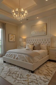 Yellow Bedroom Inspirations, Bedroom Ideas Basic, Gold Bedroom Accents, Cozy Beige Bedroom, Beige Bedrooms, Elegant Bedroom Ideas, Bedroom Decor Minimalist, Beige Bedroom Furniture, Beige Bedroom Decor