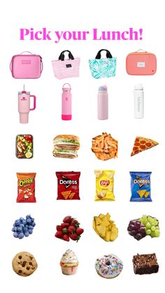 🩷🎀⚡️ Things To Bring For Lunch To School, Things To Pack For Lunch Back To School, Snacks To Keep In Your Locker, Things To Pack For School Lunch, Field Trip Lunch Ideas, Field Trip Lunch