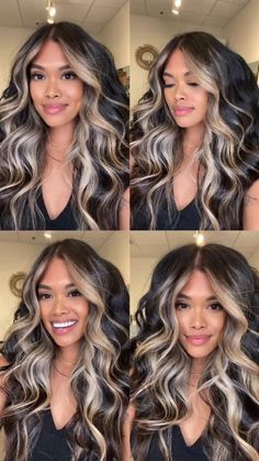 Blond Face Framing Highlights, Face Frame Hair Color, Face Frame Highlights Dark Hair, Black Hair Balayage, Bold Hair Color, Face Frame, Dark Hair With Highlights