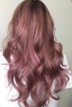 Chocolate Lavender Hair, Chocolate Lilac Hair, Guytang Mydentity, Hair Color Rose Gold, Lilac Hair, Hair Shades, Pink Lavender, Rose Hair, Tone Hair