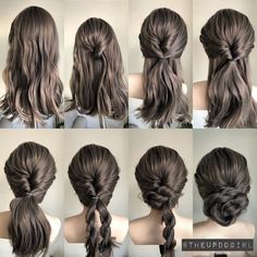 Easy Homecoming Hairstyles, Hairstyles Step By Step, Diy Wedding Hair, Bridal Hair Updo, Step By Step Hairstyles, Elegant Wedding Hair, Formal Hairstyles