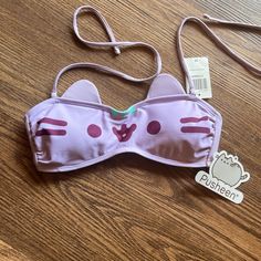 Brand New With Tags Pusheen Bikini Top No Marks Tears Or Holes Sailor Moon Cosplay, High Waisted Swim, 2 Piece Swimsuits, Ariel The Little Mermaid, Pusheen, Purple Fashion, Hot Topic, Color Purple, Womens Swim