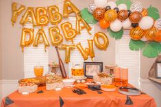 2nd Birthday Party Theme Ideas, Yabba Dabba Two Birthday, Yabba Dabba Two, Flintstone Birthday, Second Birthday Pictures, Flintstone Party, Two Birthday Party, Birthday Party Theme Ideas, Second Birthday Boys