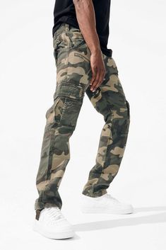 Xavier - OG Camo Cargo Pants (Woodland) – Jordan Craig Denim Studio, Styling Jordans, Jordan Craig, Drippy Outfit, Denim Essentials, Camo Cargo Pants, Jordan 1s, Studio Blue, Kids Denim