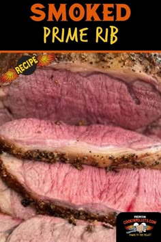 Smoked Prime Rib Smoker Meat Recipes, Delicious Grill Recipes, Smoked Prime Rib Roast, Pellet Smoker Recipes, Smoked Prime Rib, Prime Rib Roast Recipe, Grilled Beef Recipes, Outdoor Cooking Recipes, Rib Roast Recipe