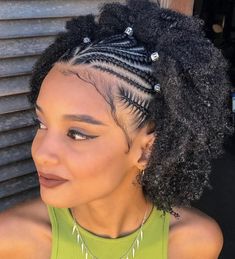 Stunning Crown Hairstyle Ideas for a Royal Look Braids Going To The Back With Curls, Wash And Go With Braids, Half Up Half Down With Cornrows, Cornrows With Curly Hair In Back, Half Cornrows Half Curls, Half Cornrows Natural Hair, Half Cornrows Half Natural Hair, Half Braids Half Curls Natural Hair, Front Cornrows Hairstyles Natural Hair