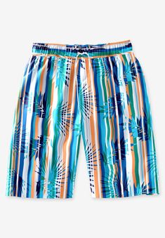 Get into the pool in these 8" board shorts.   These trunks have 4-way stretch for maximum comfort. You're ready for a day in the sun! Full elastic Flannel Shirt Dress, Mens Scrubs, Enjoy Summer, Swimsuits For All, Fun In The Sun, Career Dress, Chambray Shirt, Summer Ready, Summer Look