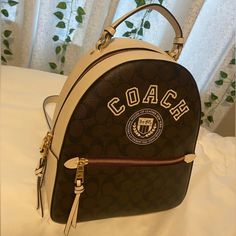 Brand New, Never Used Coach Backpack Jordyn, Coach Jordyn Backpack, Bags Coach, Coach Bags, Bag Lady, Backpacks, Brand New, Women Shopping, White