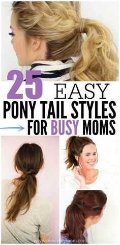 Here are 25 quick and easy Ponytail Hairstyles for Busy Moms. Look fabulous with these simple Ponytail Hairstyles for Moms. Simple Ponytail Hairstyles, Hairstyles For Busy Moms, Survivor Tips, Ponytails Hairstyle, Hairstyles For Moms, Perm Ideas, Easy Ponytail Hairstyles, Easy Haircuts, Mum Hair