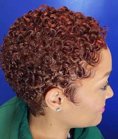 Curls For Black Women, Natural Haircuts For Black Women, Beautiful Short Hair, Finger Waves Short Hair