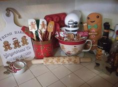 Diy Kitchen Decor, Gingerbread Christmas, Christmas Gingerbread