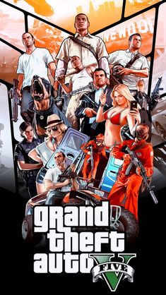 the poster for grand theft auto show