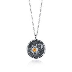 This Sun Moon Phase Necklace is the perfect way to show your allegiance to the Wiccan faith. It features a sun and moon charm, both symbols of Wicca's two most important aspects. The necklace also has a phase charm, a reminder that everything in life is temporary and that nothing stays the same forever. Specification:Material; Alloy Size Information:Pendant: 2.5cmChain length:46+5cm Sterling Silver Charm Necklace With Sun And Moon Design, Sterling Silver Sun And Moon Spiritual Necklace, Sterling Silver Spiritual Necklace With Sun And Moon Design, Spiritual Sterling Silver Necklace With Sun And Moon Design, Spiritual Sterling Silver Sun And Moon Necklace, Celestial Sun And Moon Necklace, Celestial Sun And Moon Round Necklaces, Celestial Sun And Moon Round Necklace, Silver Moon Charm Necklace With Sun And Moon Design